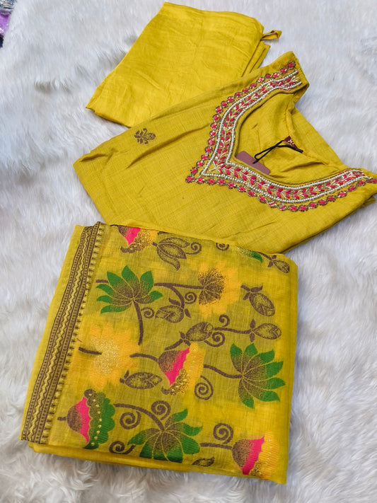 Yellow designer suits