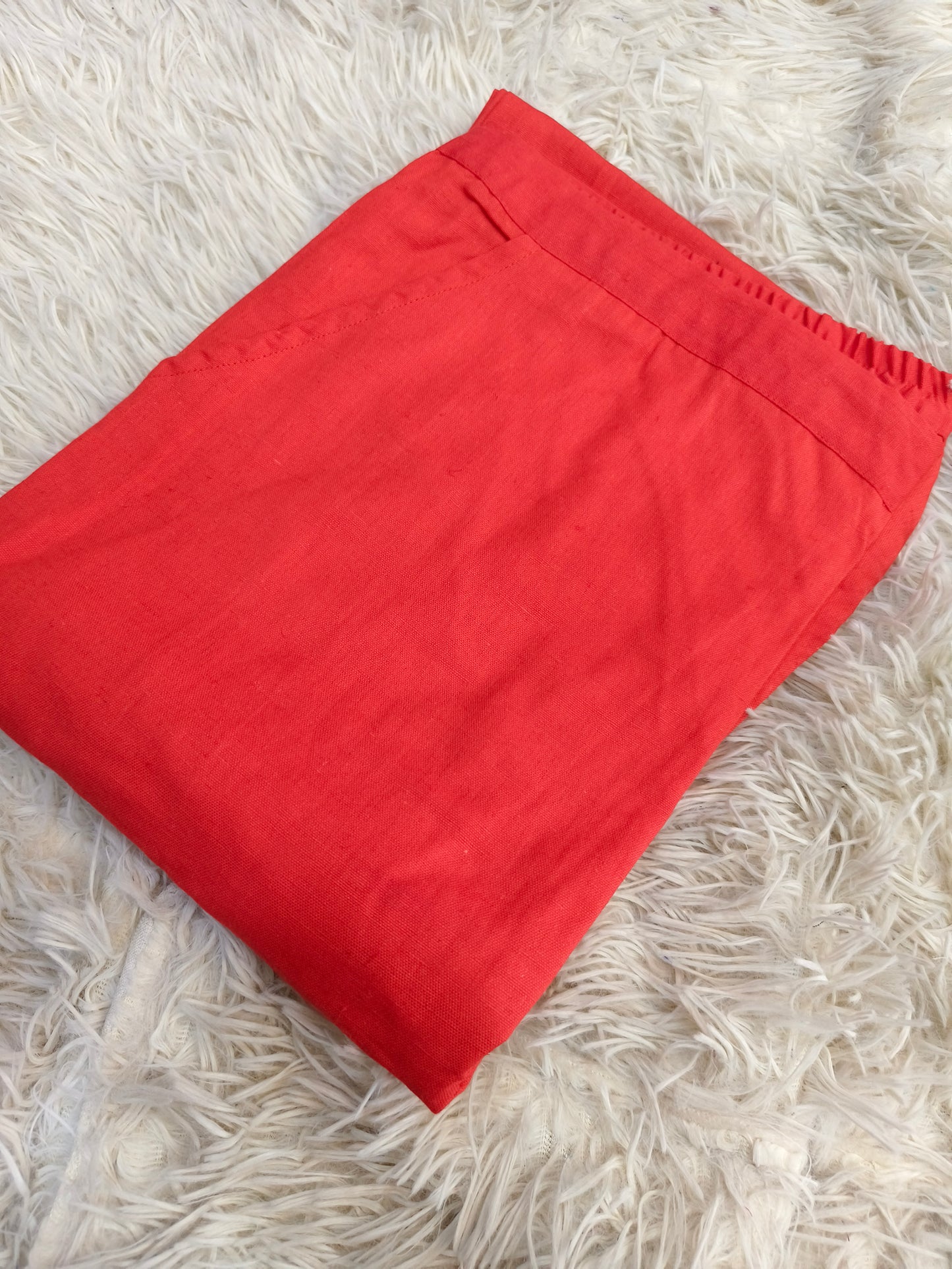 Red Cotton Pant