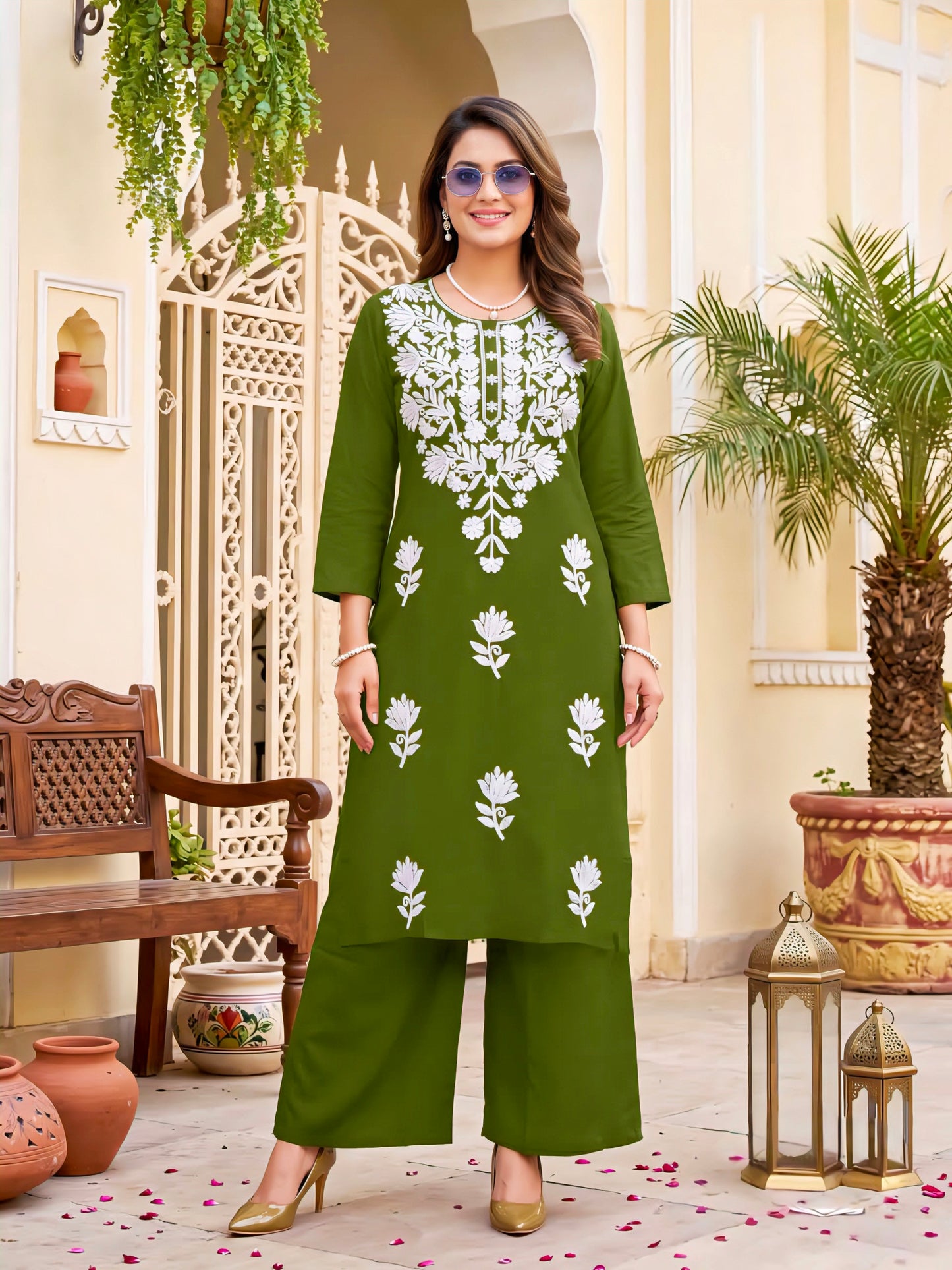Green Elegant Cord set