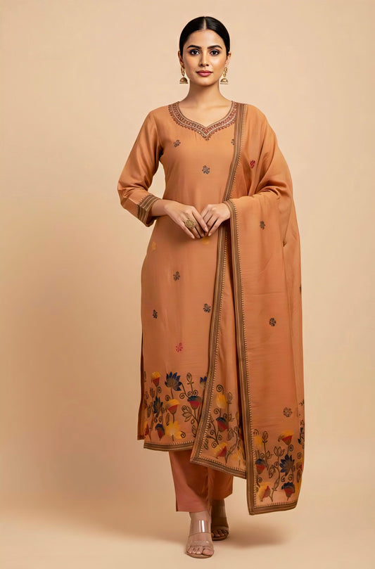 Peach designer suits