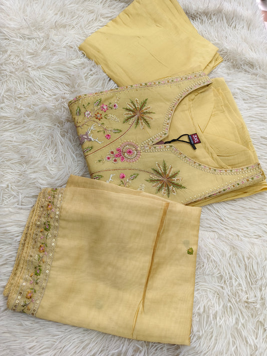 Golden Colour Eelgent designer suits