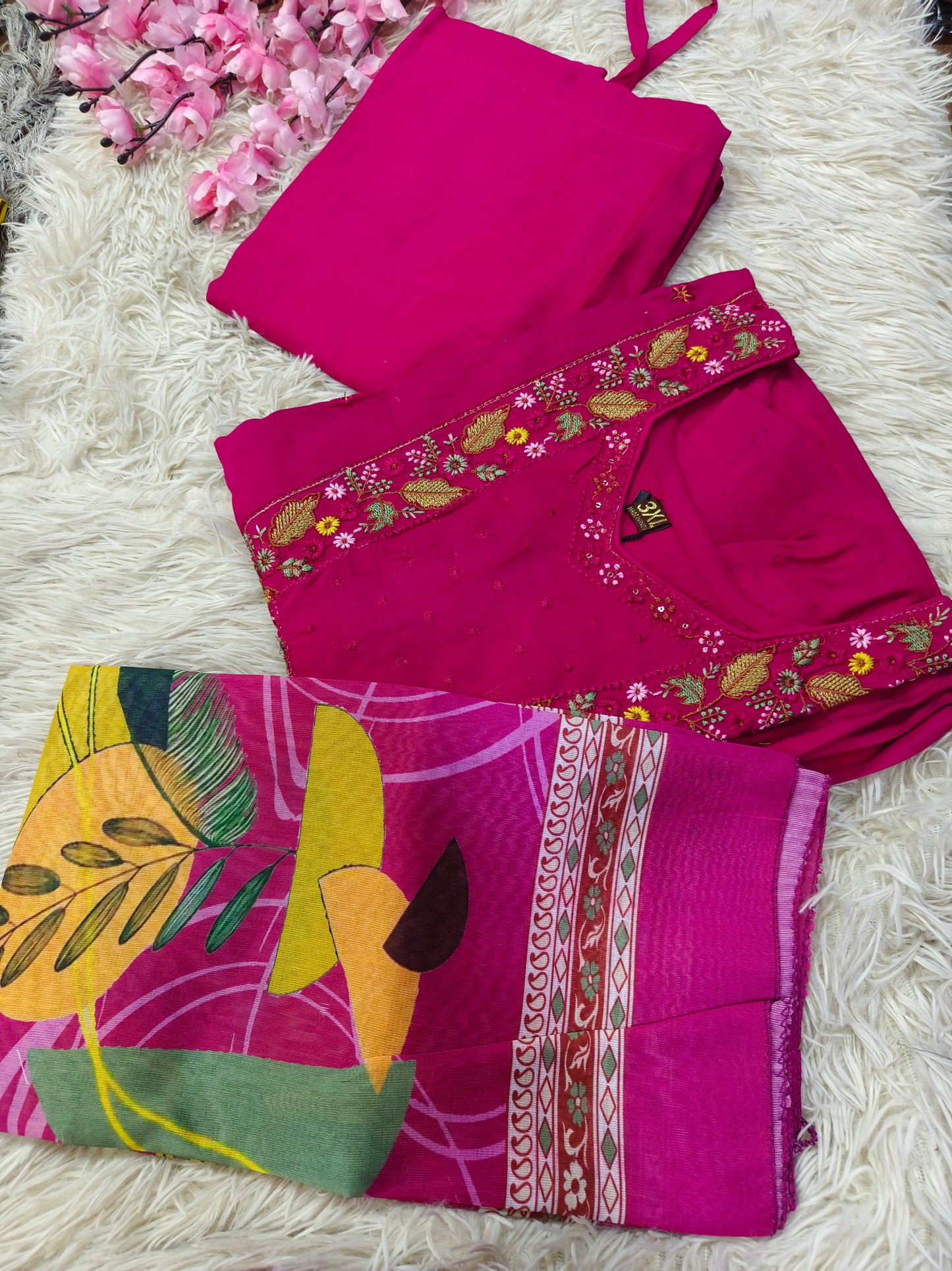 Pink Elegant Aline designer suits