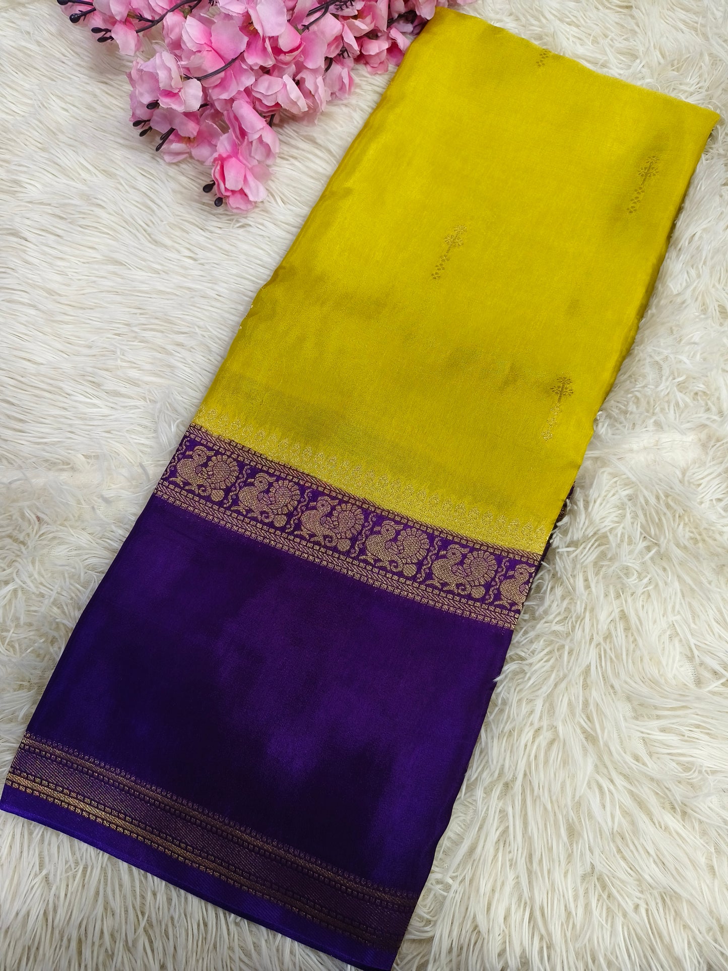 Red with Pink Munga silk saree