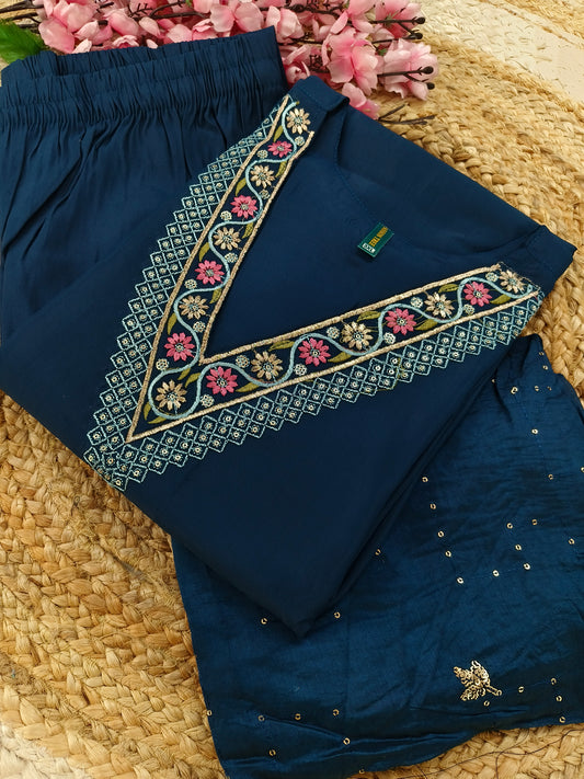 Blue Elegant designer suit