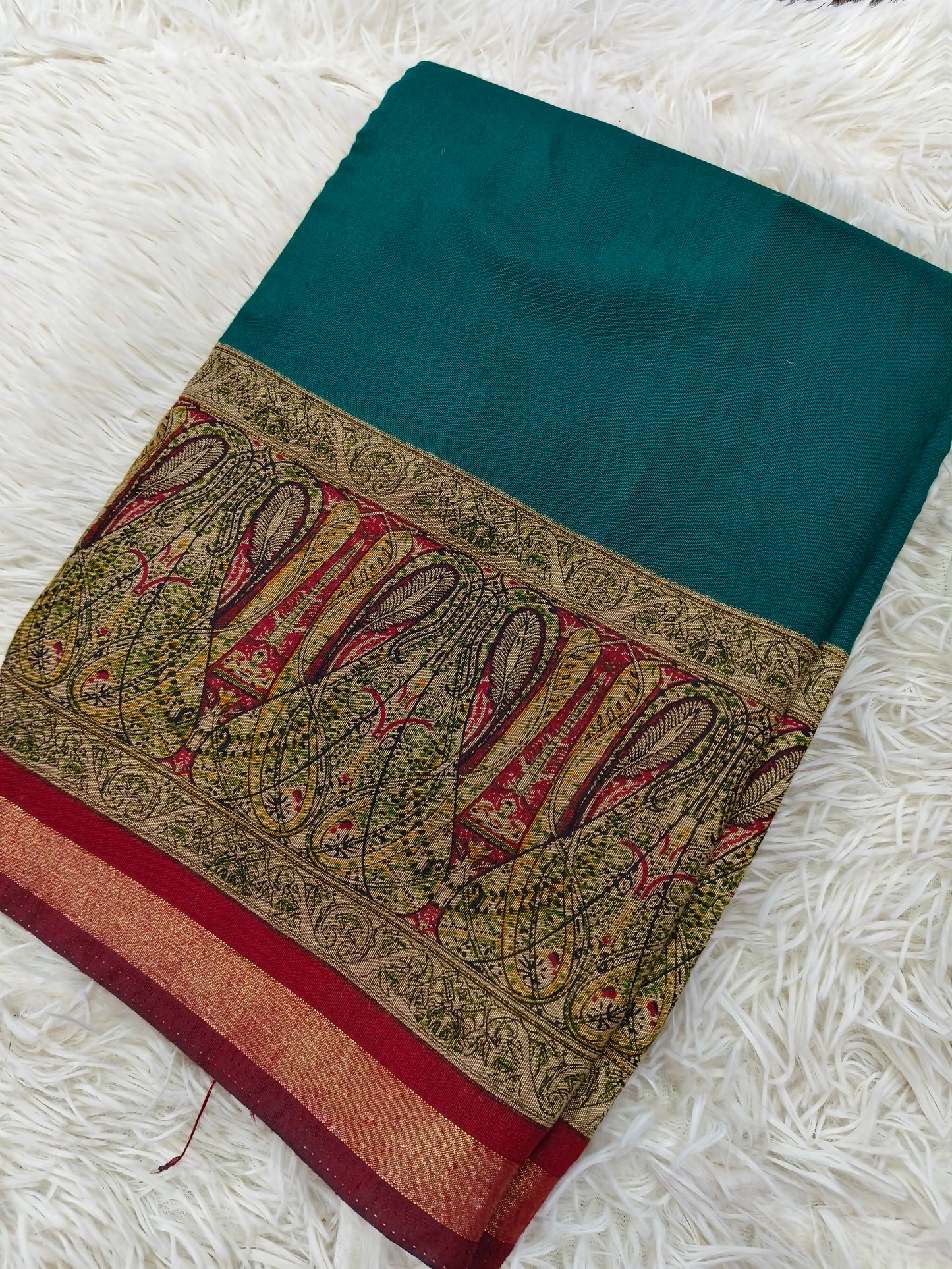 Rama Green linen silk