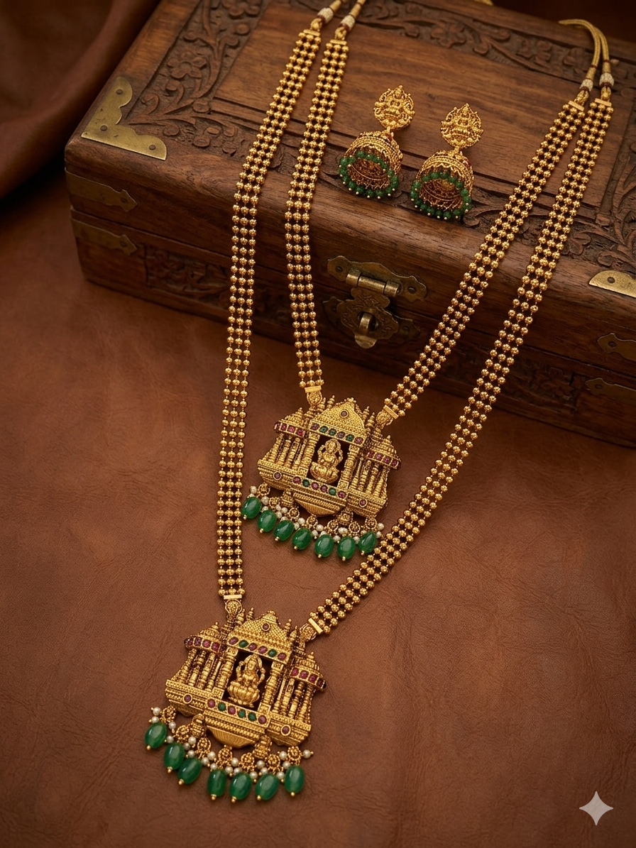 Beautiful Temple jewellery set