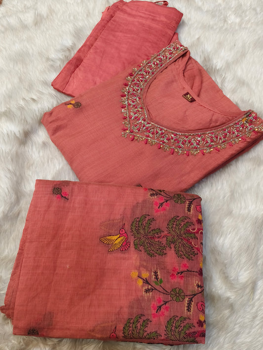 Peach designer suits