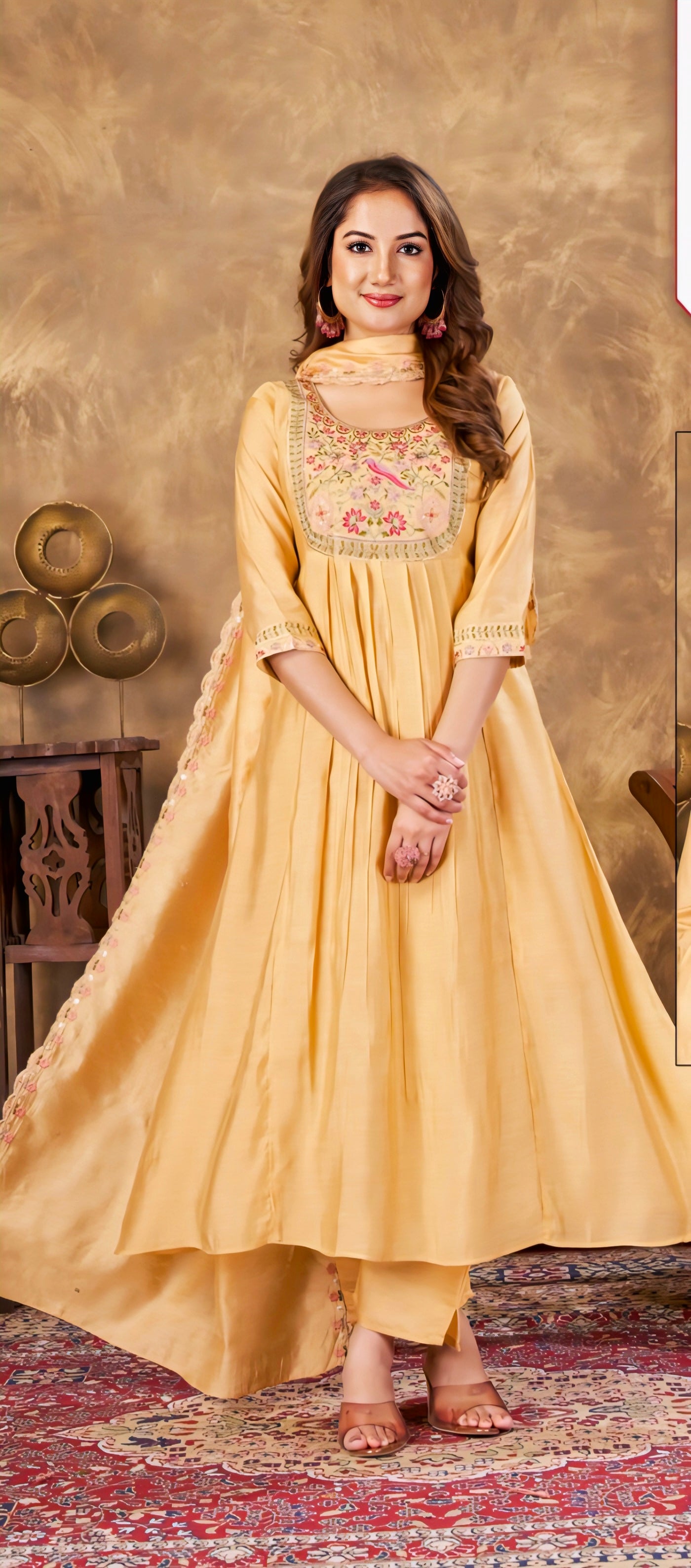 Golden Yellow Eelgent designer suits