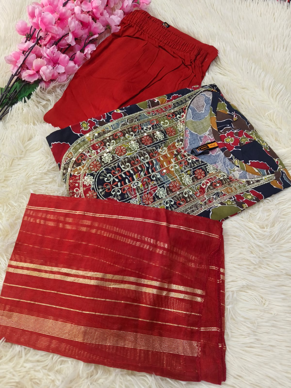 Black designer Full set Dress