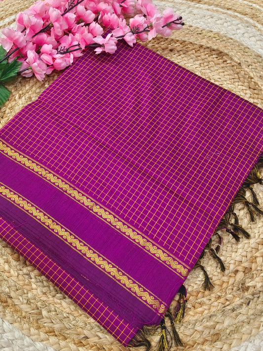 Wine Vintage Arani silk saree