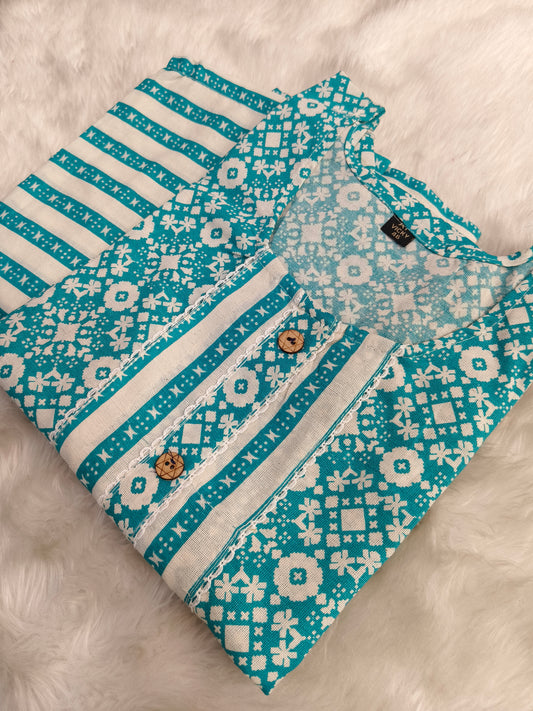 Blue Two piece  sets