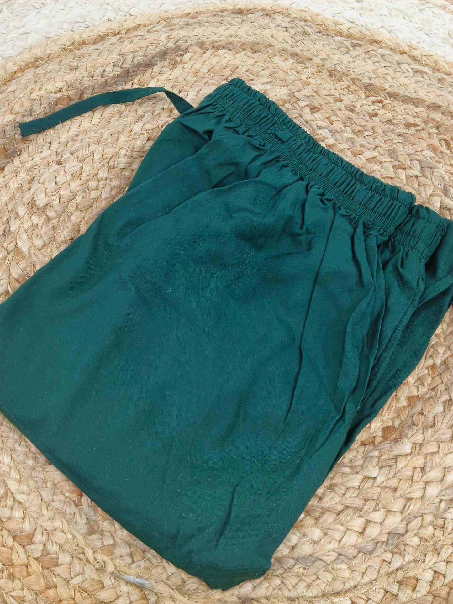Green Rayon plazo pant