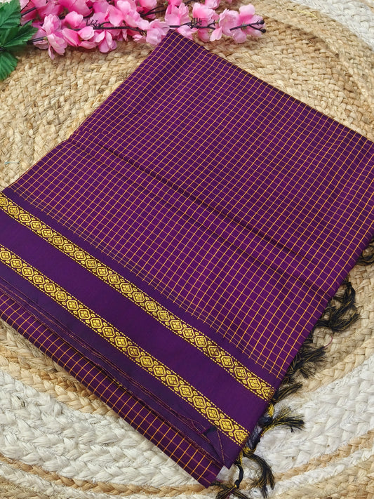 Wine Vintage Arani silk saree