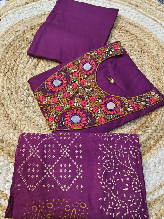 Wine pure cotton suits