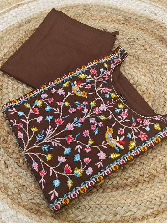 brown Orange cotton cord sets