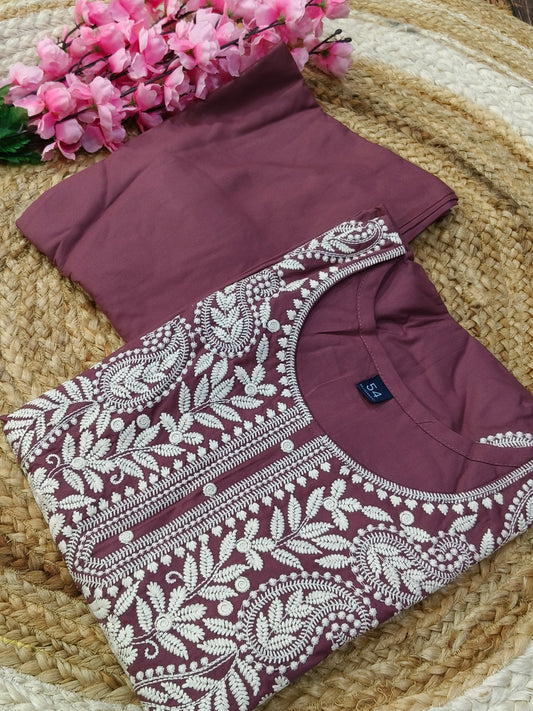 Onion Pink plazzo designer dress