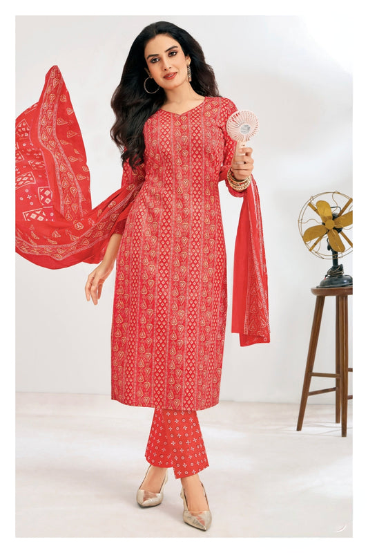 Peach pure cotton suits