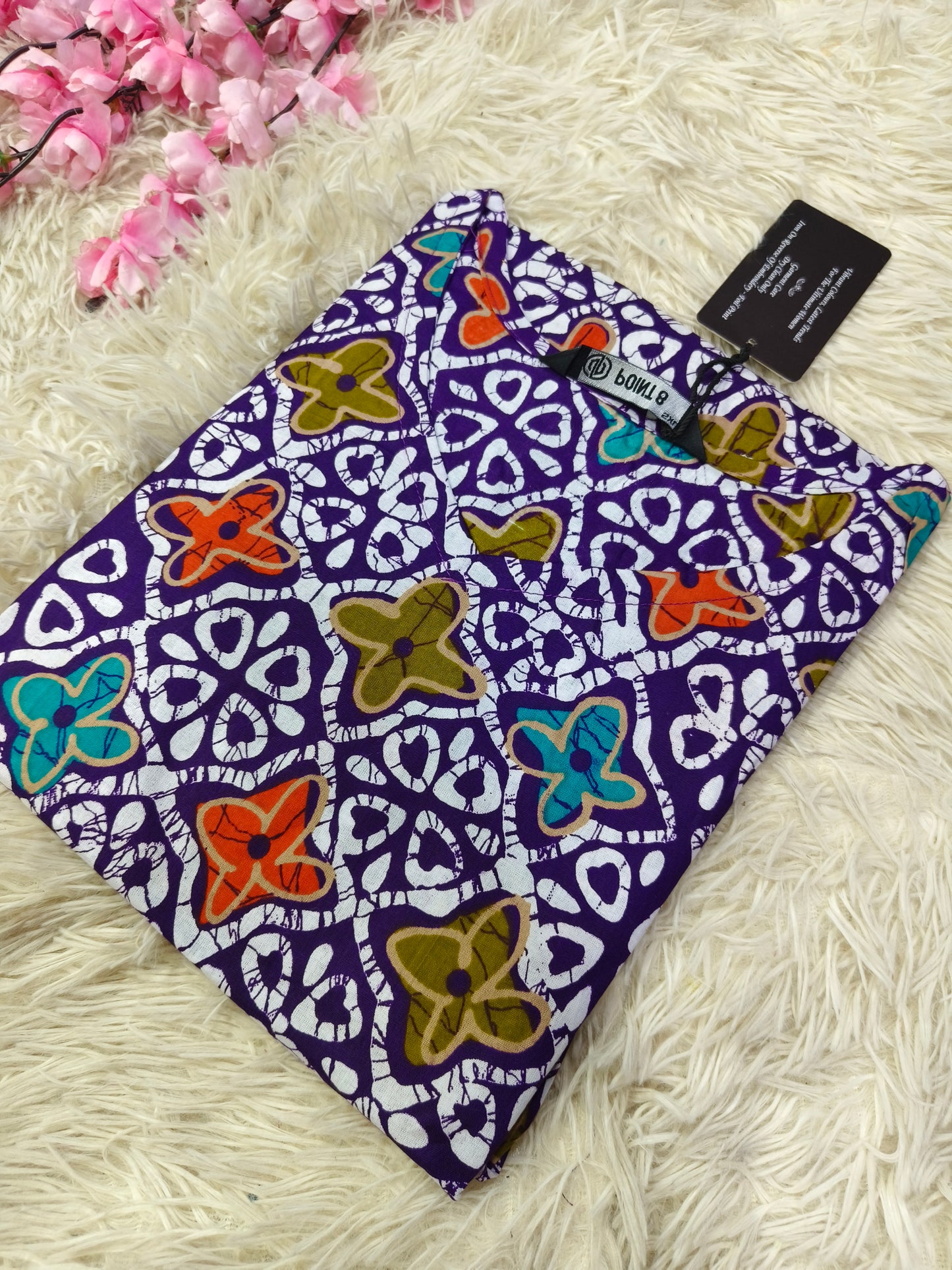 Purple Pure cotton Nighty