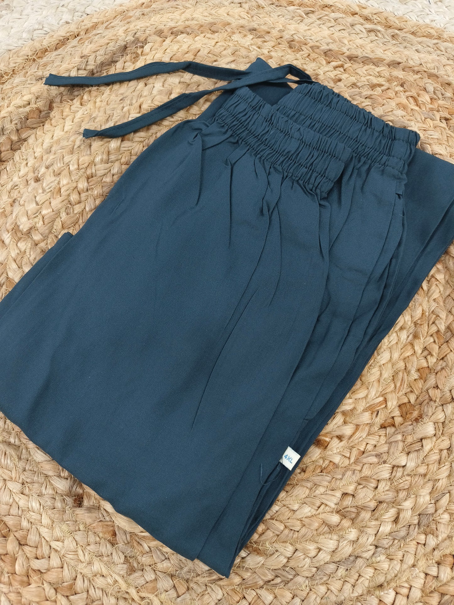 Blue Rayon plazo pant