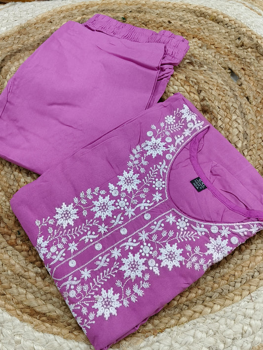 Candy Pink Elegant Cord set