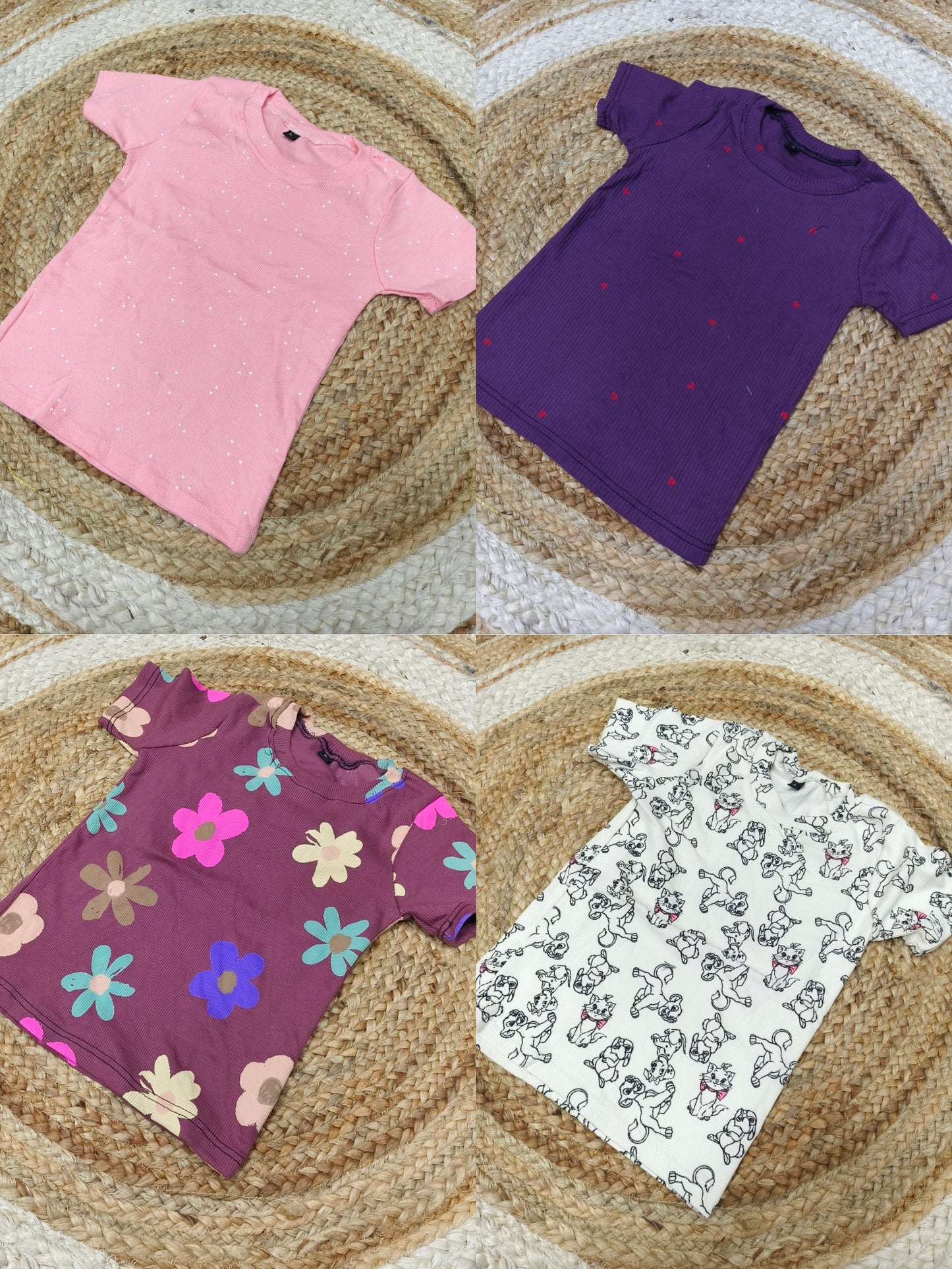 Kids Combo T shirt (4) size - L