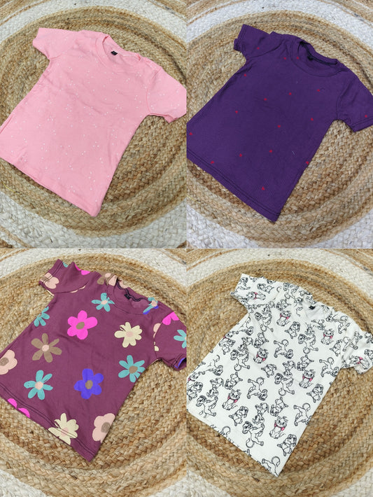 Kids Combo T shirt (4) size - L