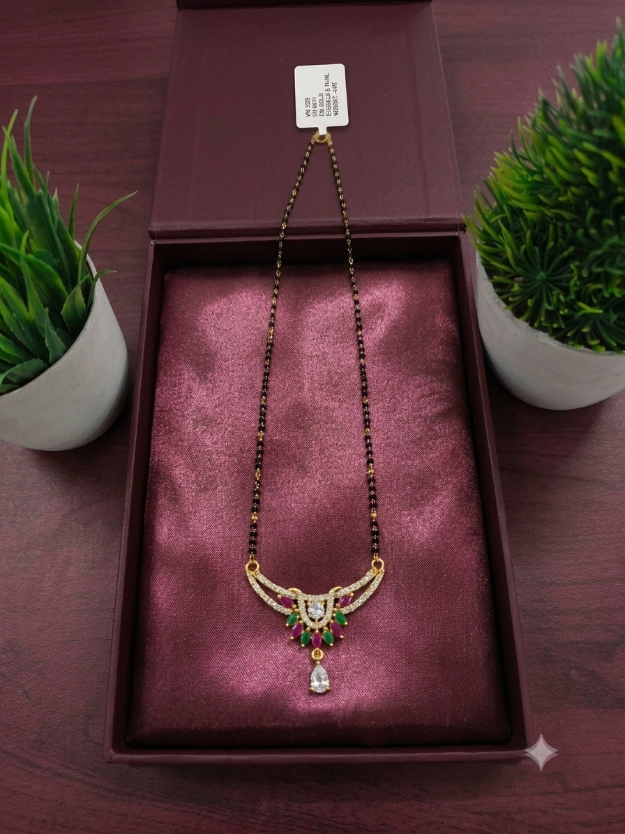 Floral ARC Mangalsutra Chain