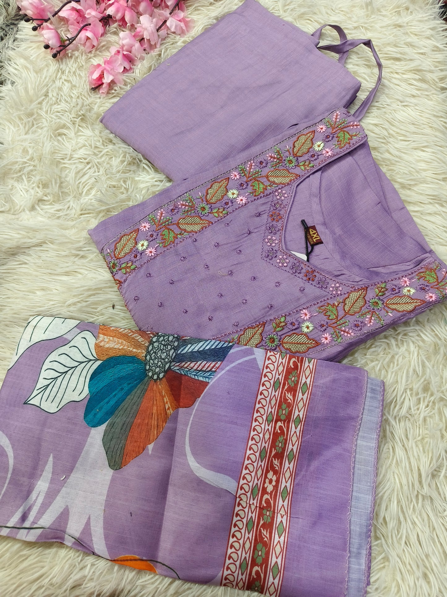 Lavender Elegant Aline designer suits