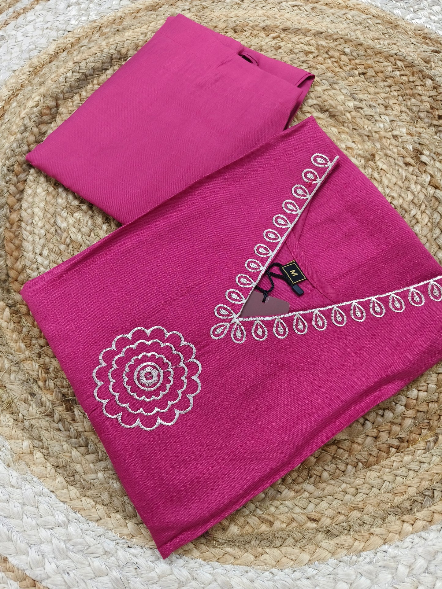 Pink Elegant cotton cord sets