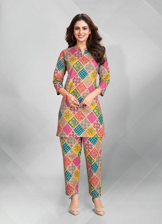 Multi colour Cotton Cord sets