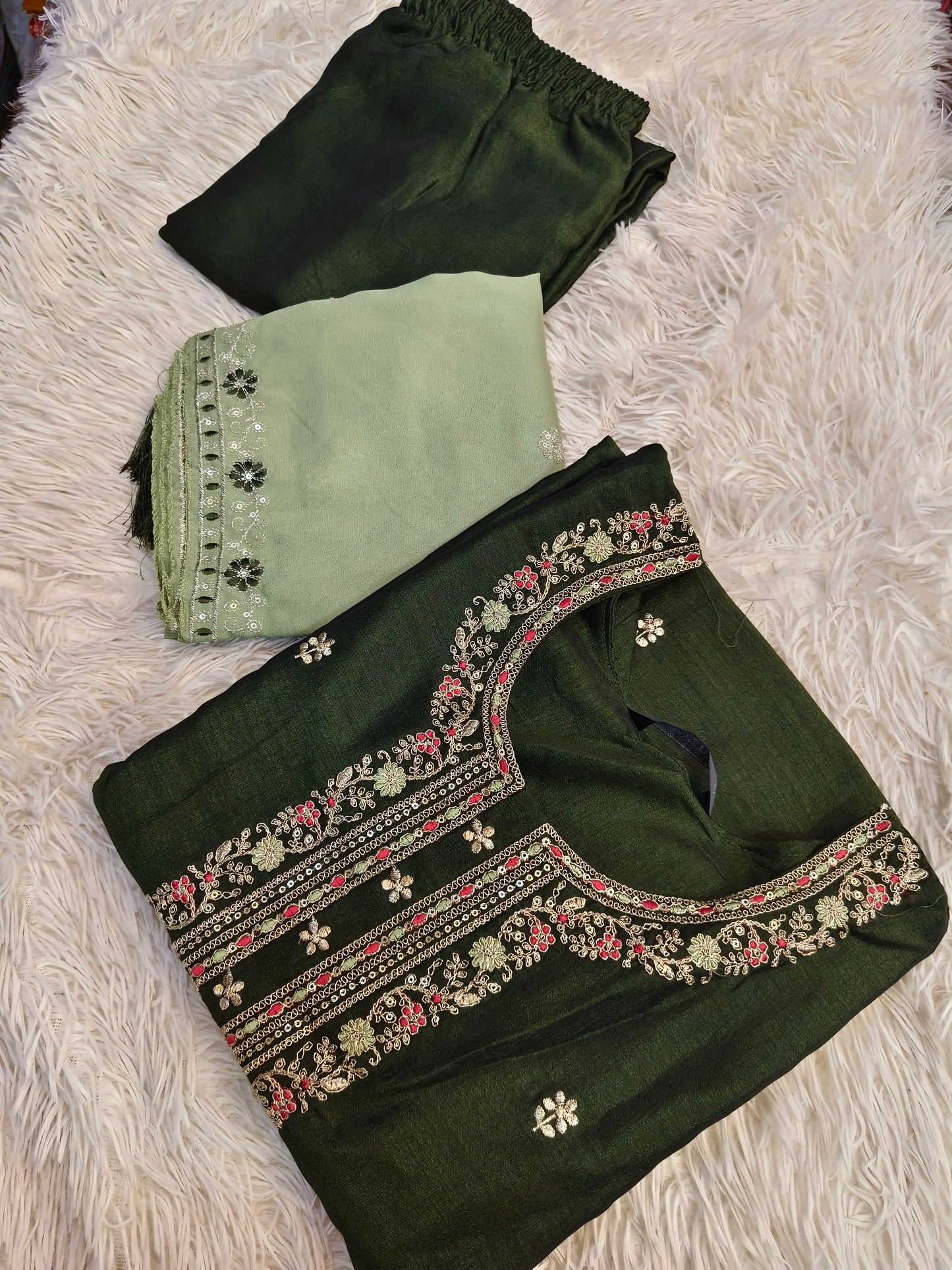 Green Elegant  designer suits