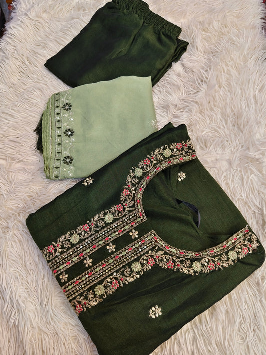 Green Elegant  designer suits