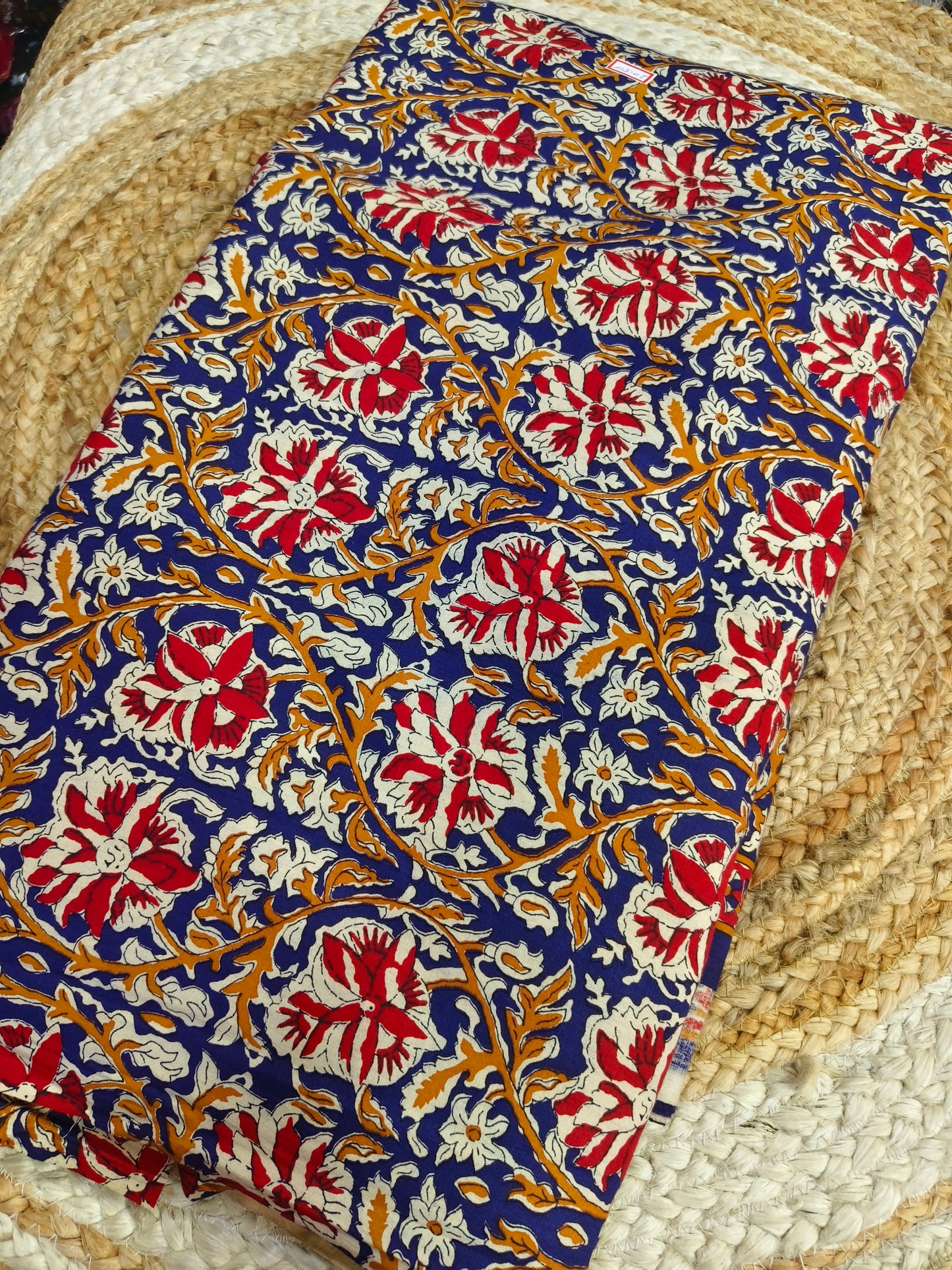 Multi colour Pure cotton Kalamkari Fabric