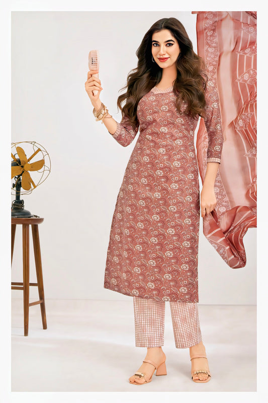 Beige pure cotton suits