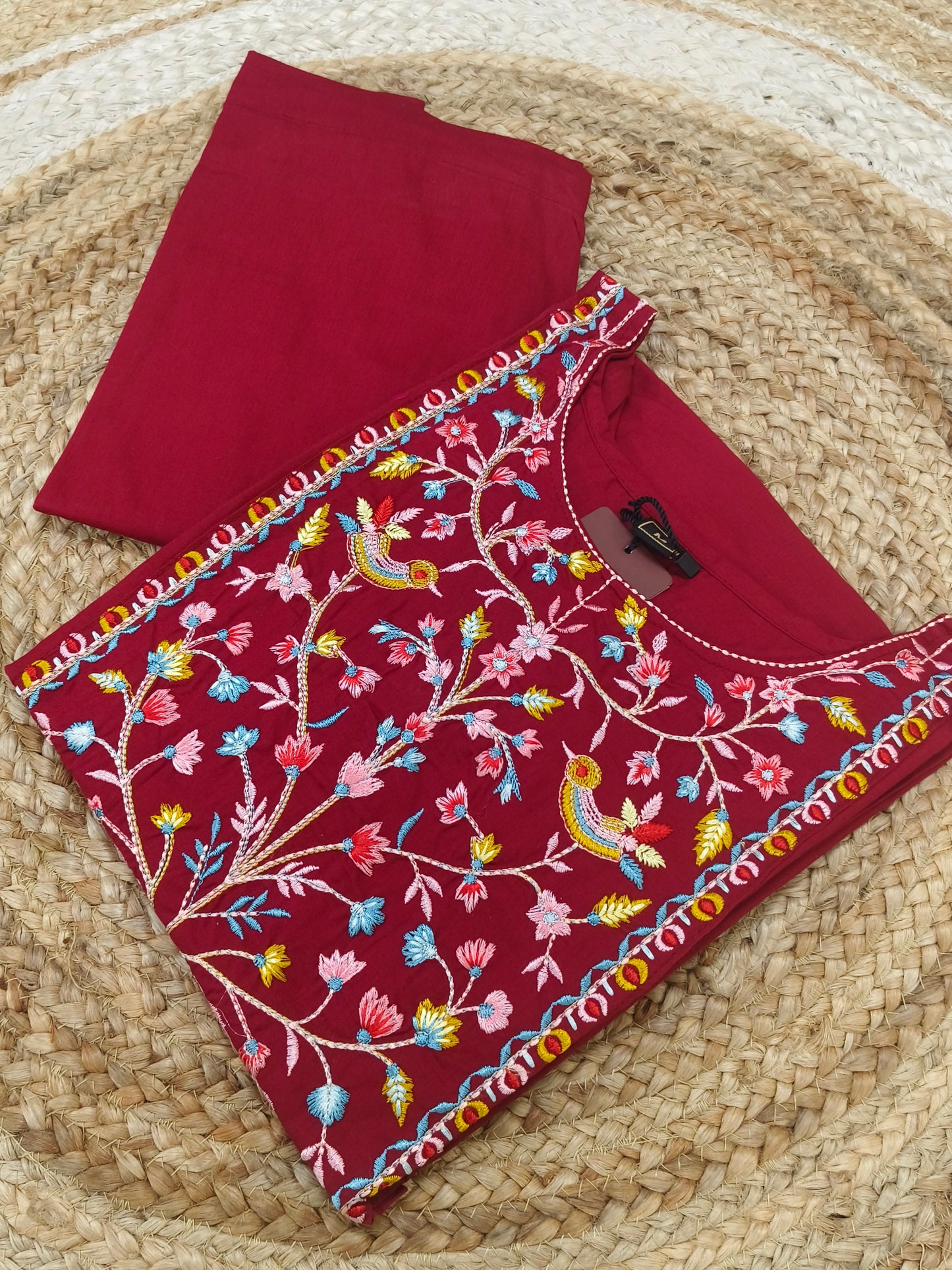 Maroon cotton cord sets