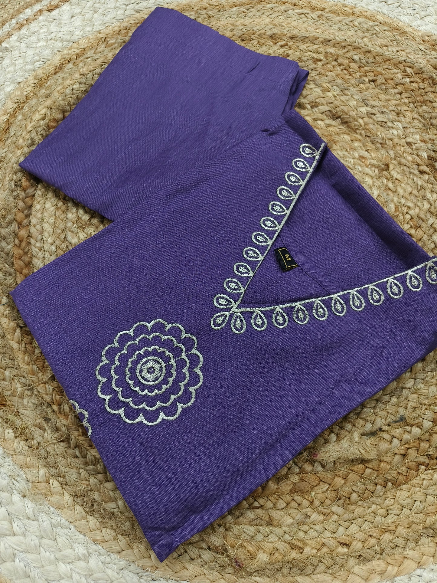 Purple  Elegant cotton cord sets