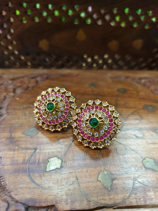 Elegant Multi stone stud