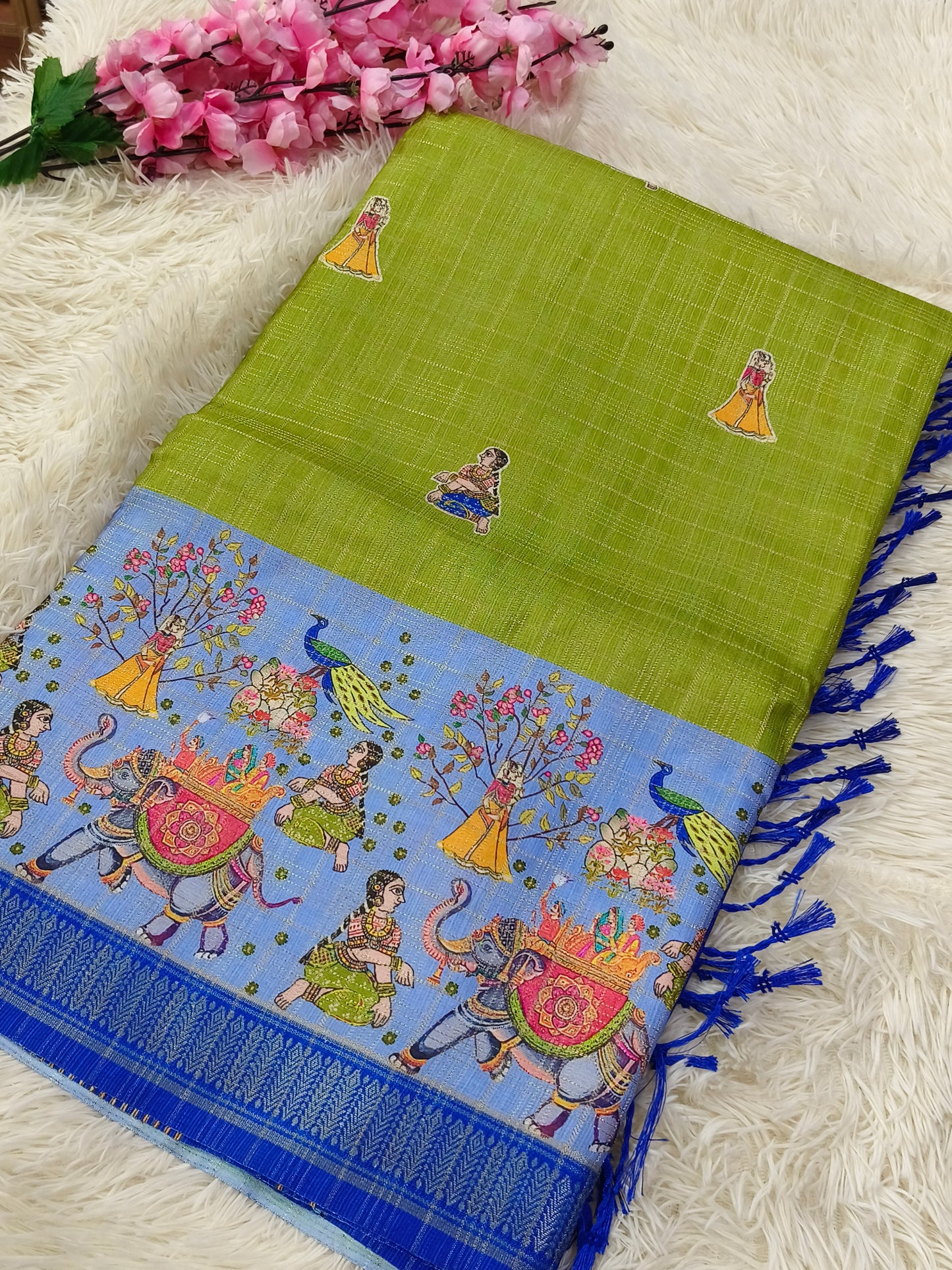 Trading Kota silk saree