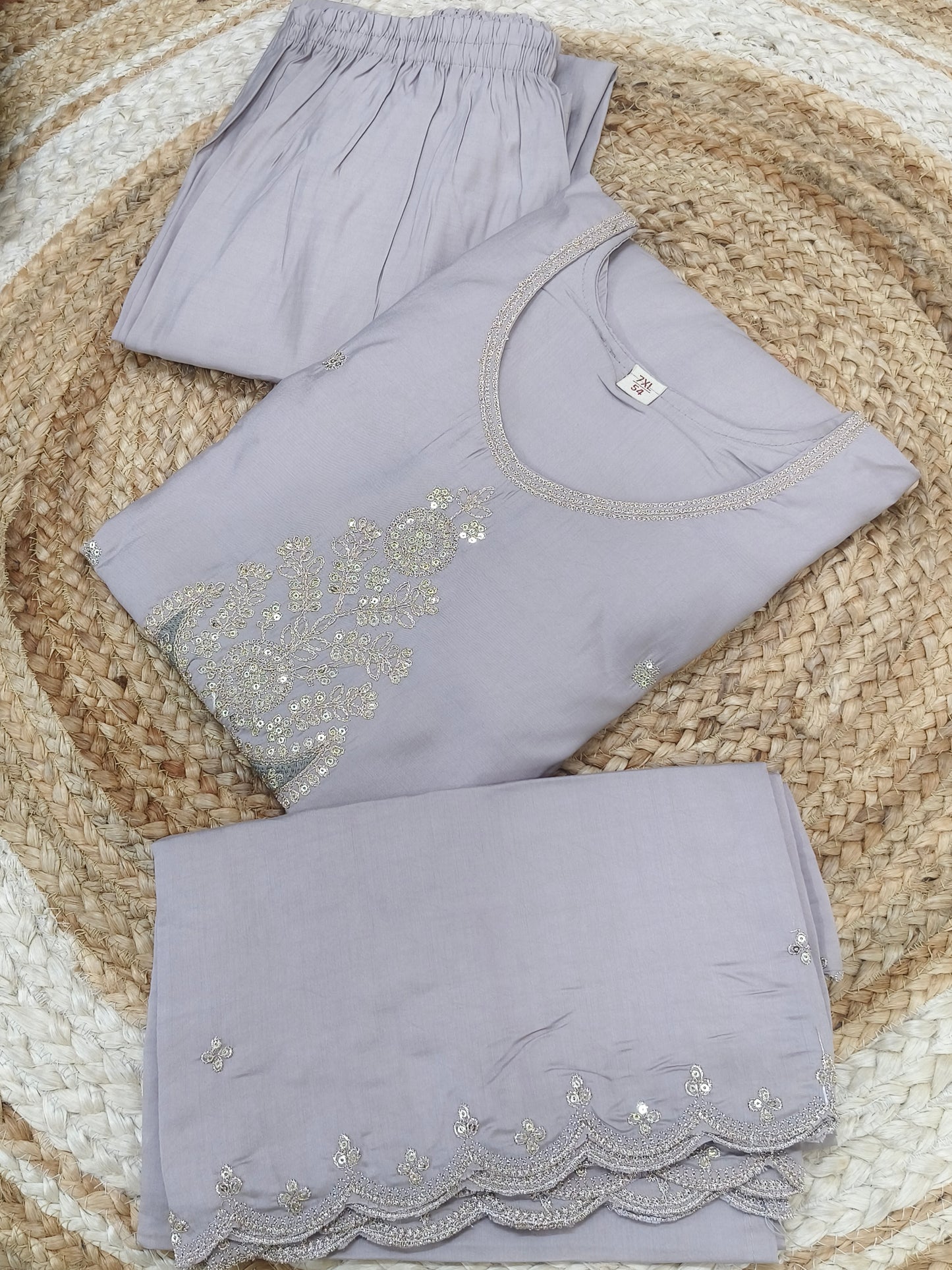 Gray designer salwar suits