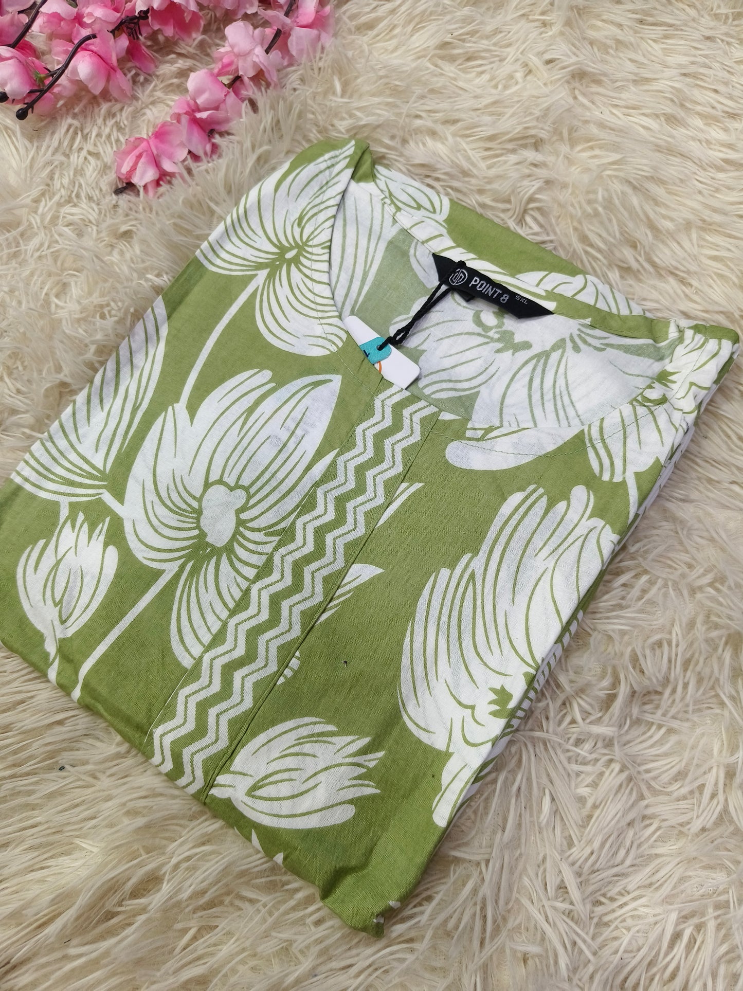 Light Green Pure cotton Nighty