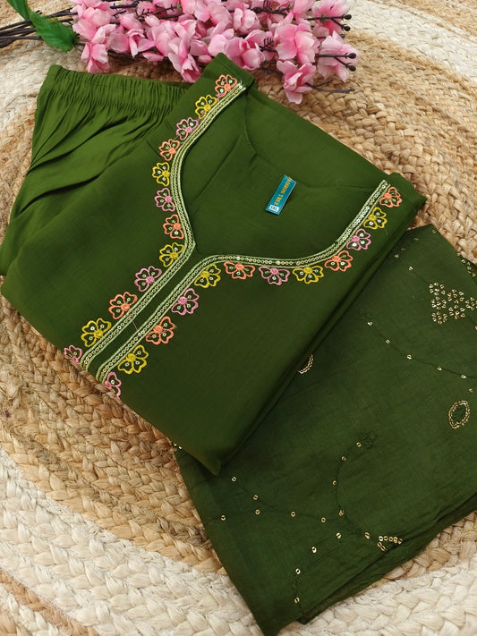 Green Elegant designer suit