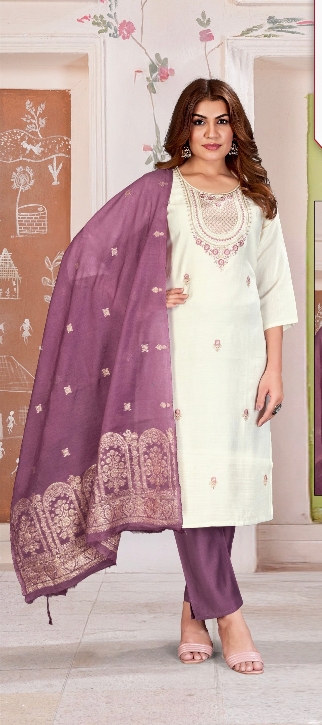 White With wine Eelgent designer suits