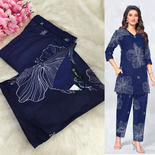 Navy Blue Cotton Cord sets