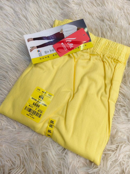Lime yellow Lycra strechable pants