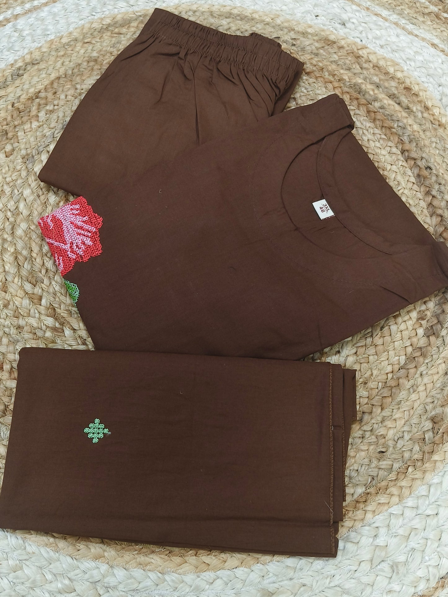 Brown cotton salwar suites