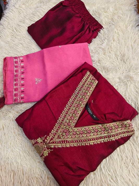 Maroon Elegant  designer suits