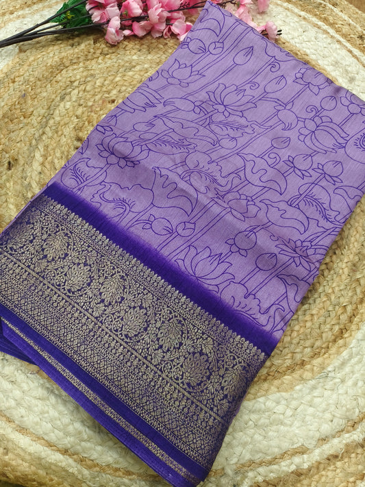PurpleBinny silk saree