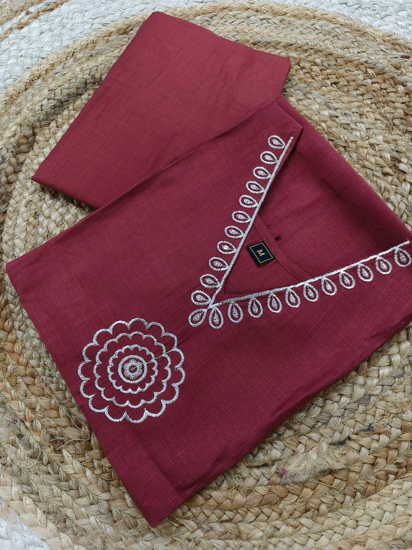 Dusty wine Elegant cotton cord sets