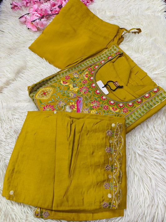 Mustard Yellow Eelgent designer suits