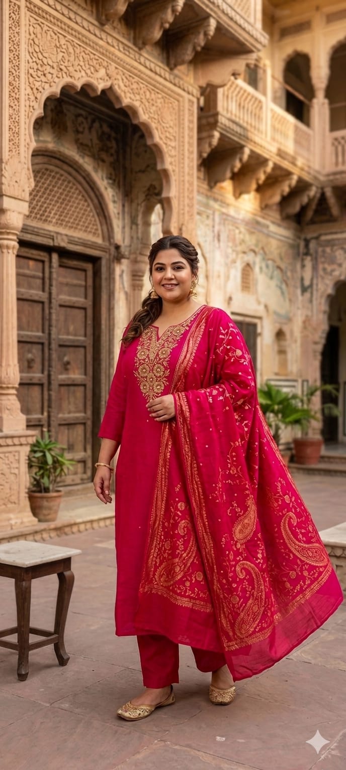 Pink  designer salwar suits